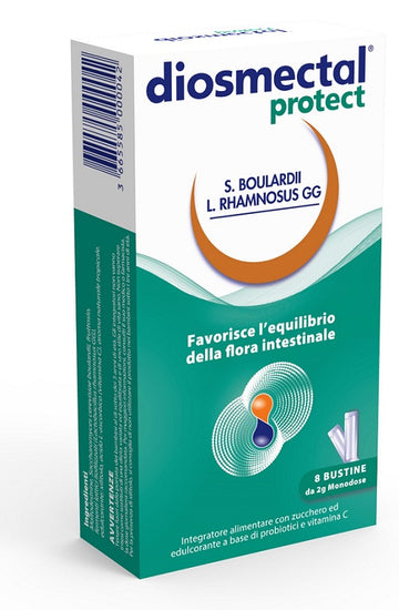 DIOSMECTAL PROTECT 8 BUSTINE OROSOLUBILI 2 G