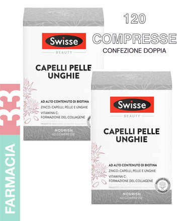 SWISSE CAPELLI PELLE UNGHIE 60 COMPRESSE BIPACK
