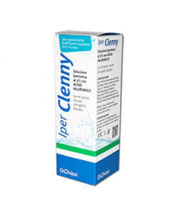 Iper Clenny Spray Nasale Erogazione Continua Soluzione Iperotonica Con Acido Ialuronico 100 ml