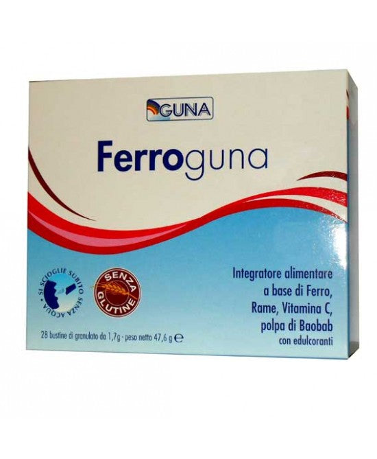 Guna Ferro Guna Ferroguna Integratore Alimentare 28 Bustine