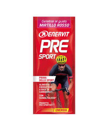 PRESPORT GUSTO MIRTILLO ROSSO 1 BUSTINA IN GELATINA 45 G