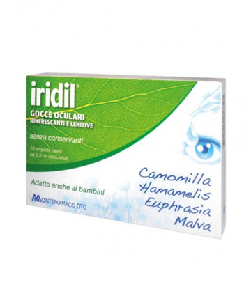 GOCCE OCULARI IRIDIL 10 AMPOLLE MONODOSE RICHIUDIBILI 0,5 ML