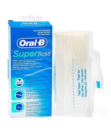 ORALB SUPERFLOSS FILO INTERDENTALE 50 FILI