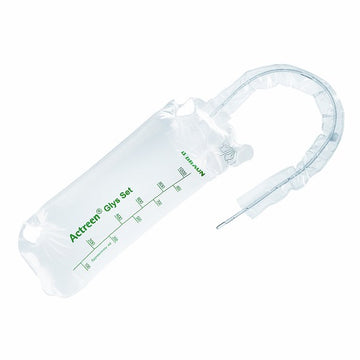 CATETERE NELATON MASCHILE AUTOLUBRIFICANTE ACTREEN GLYS IN PVC IDROFILO CH12 LUNGHEZZA 50 CM CON SACCA INTEGRATA 30 PEZZI