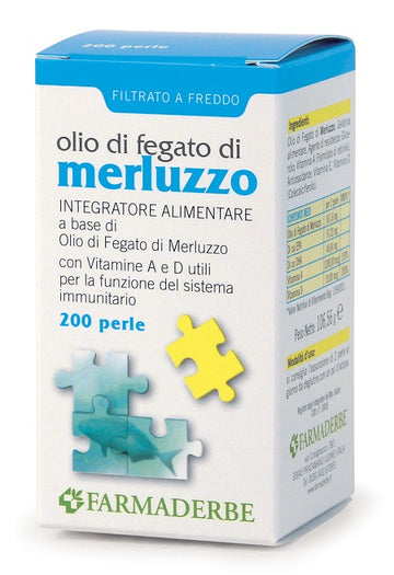 OLIO FEGATO DI MERLUZZO 200 PERLE