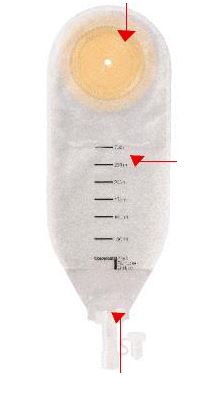 SACCA PER DRENAGGIO DELLE FERITE STERILE COLOPLAST CAPACITA' MAXI 500ML 10 PEZZI ARTICOLO 2220
