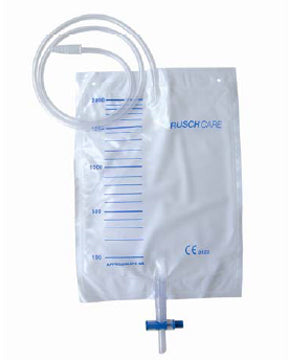 SACCA DI DRENAGGIO LETTO PER INCONTINENZA 2000ML IN PVC CON VALVOLA DI NON RITORNO E SCARICO STERILE CON TUBO DI RACCORDO 90CM 75 PEZZI RIUTILIZZABILE