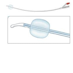 CATETERE VESCICALE BRILLANT PLUS FOLEY PER ADULTI 2 VIE SENZA SCANALATURE CH24 41CM IN SILICONE 1 PEZZO