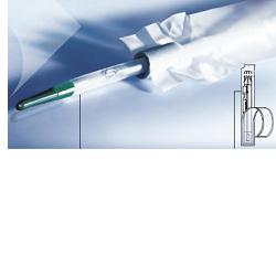 CATETERE VESCICALE PER CATETERISMO INTERMITTENTE LUBRIFICATO IN GEL IN PVC MONOUSO CON CAPSULA DI GEL INTEGRATA MOBILE 2 FORI ATRAUMATICI LUNGHEZZA 40CM UOMO PUNTA ERGOTHAN CH12