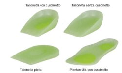 PLANTARE 3/4 CON CUSCINETTO E SCARICO METATARSALE PER SCARPE DAL NUMERO 39 AL NUMERO 40. I PLANTARI IN SILICONE SONO CONSIGLIATI PER METATARSALGIE E SPERONE CALCANEALE