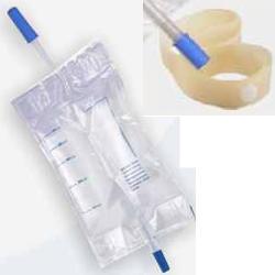 SACCA PER URINA DA GAMBA RIX8 CAPIENZA 750ML + 2LACCI 8 PEZZI
