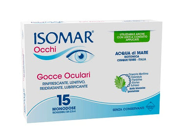 ISOMAR OCCHI GOCCE OCULARI ALL'ACIDO IALURONICO 0,20% 15 FLACONCINI