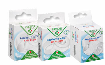 ROCCHETTO TESSUTO NON TESSUTO DELICATO 2,5 CM X 5 M PROFAR