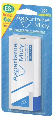 ESI ASPARTAME MIDY 500 COMPRESSE OFFERTA SPECIALE