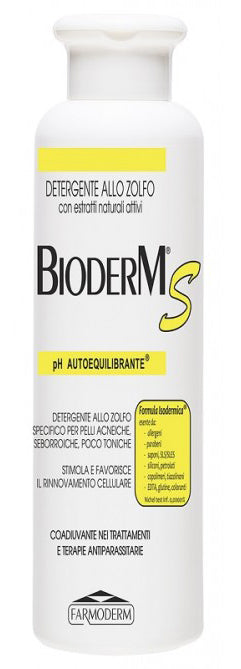 BIODERM S ANTIACNE ANTISEBO 250 ML