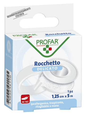 ROCCHETTO TESSUTO NON TESSUTO DELICATO 1,25 CM X 5 M PROFAR