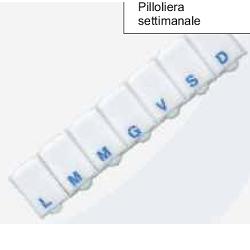 PILLOLIERA SITTIMANALE PLASTICA