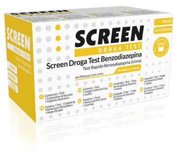 DROGA TEST CHE RILEVA UNA SOSTANZA BENZODIAZEPINE SCREEN DROGA TEST BENZODIAZEPINE