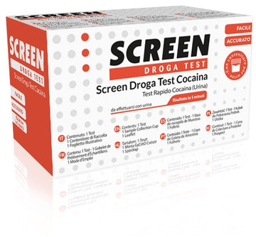 DROGA TEST CHE RILEVA UNA SOSTANZA COCAINA SCREEN DROGA TEST COCAINA