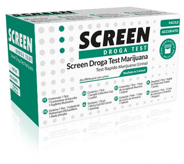 SCREEN DROGA TEST MARIJUANA CON CONTENITORE URINA