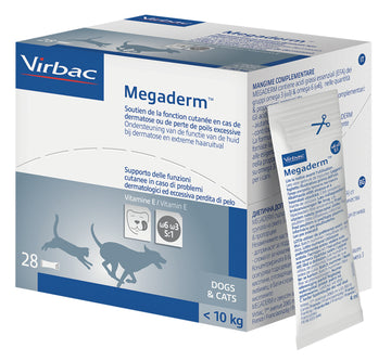 Megaderm Supplemento Cani Gatti 32 Bustine 4 ml