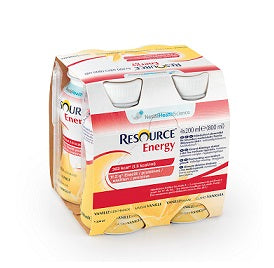RESOURCE ENERGY VANIGLIA 4 BOTTIGLIE 200 ML NUOVO PACKAGING