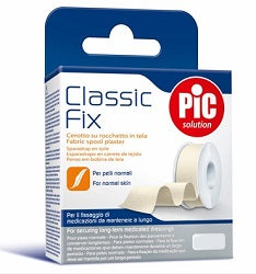 CEROTTO IN ROCCHETTO PIC CLASSIC FIX TELA BIANCO 2,5X500 CM FUSTELLA