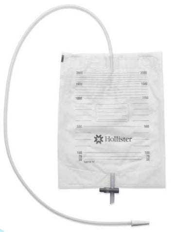 SACCA URINA DA LETTO STANDARD MONOUSO HOLLISTER LUNGHEZZA TUBO 90CM CAPACITA' 2L GRADUATA 30 PEZZI