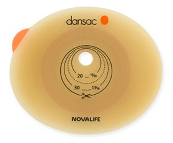 PLACCA PER COLO ILEO ED UROSTOMIA DANSAC NOVALIFE2 36MM RITAGLIABILE 10-28