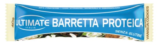 BARRETTA PROTEICA VANIGLIA/COOKIE 40 G 1 PEZZO