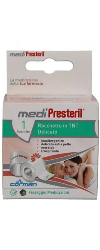 CEROTTO MEDIPRESTERIL TESSUTO NON TESSUTO IN ROCCHETTO CM 5 X 5 M