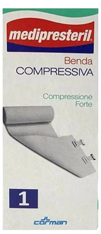 BENDA ELASTICA MEDIPRESTERIL COMPRESSIONE FORTE 10X450CM