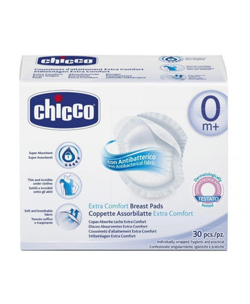 CHICCO COPPETTA ASSORBILATTE ANTIBATTERICA 60 PEZZI