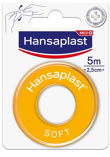 CEROTTO MEDICATO IN ROCCHETTO HANSAPLAST SOFT 2,5X500 CM 1 PEZZO