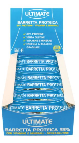 BARRETTA PROTEICA GUSTO VANIGLIA E COOKIES 24 PEZZI