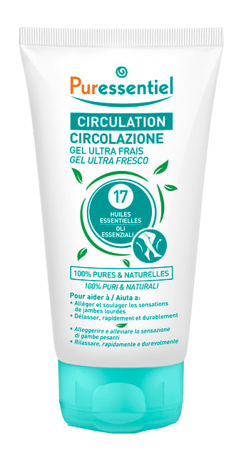 PURESSENTIEL GEL ULTRA FRESCO CIRCOLAZIONE 17 OLI ESSENZIALI 125 ML