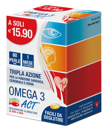 OMEGA 3 ACT 60 PERLE 540 MG
