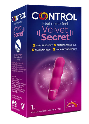 Control Velvet Secret Con Pila Stimolatore