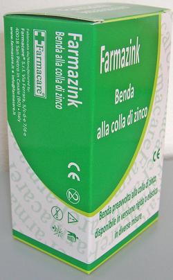 BENDA MEDICATA ELASTICA FARMAZINK CON OSSIDO DI ZINCO CM10X10M 1 PEZZO