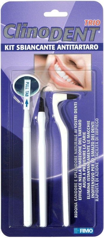CLINODENT TRIO SBIANCANTE ANTI TARTARO 1 PEZZO