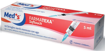 SIRINGA MEDS 5 ML 14 GAUGE 10 PEZZI