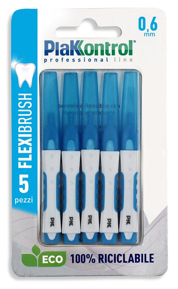 PLAKKONTROL SCOVOLINO INTERDENTALE FLEXI BRUSH06 BLISTER 5 PEZZI