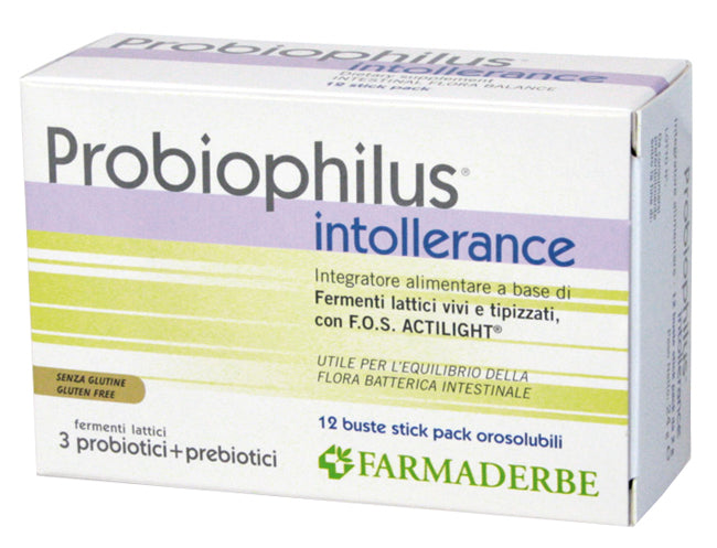 PROBIOPHILUS INTOLLERANCE 12 BUSTINE 24 G