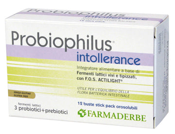 PROBIOPHILUS INTOLLERANCE 12 BUSTINE 24 G