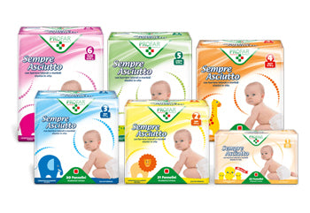 SEMPRE ASCIUTTO JUNIOR TAGLIA 5 12/25KG 16 PEZZI PROFAR