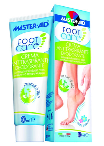MASTER-AID FOOT CARE CREMA ANTITRASPIRANTE DEODORANTE 60 ML