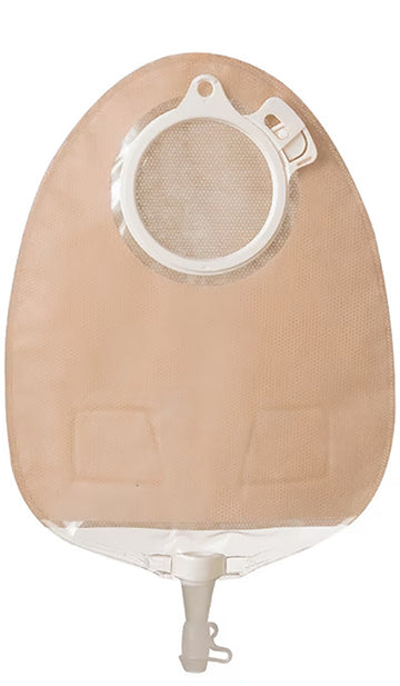 SACCA PER UROSTOMIA CON MULTICHAMBER TRASPARENTE SISTEMA A 2 PEZZI SENSURA CLICK 40 MM MIDI 430 ML 30 PEZZI