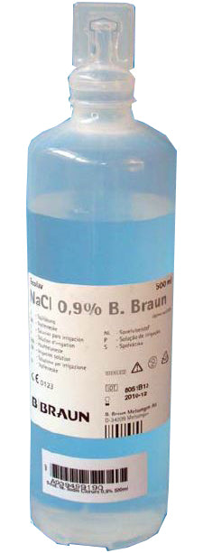 SOLUZIONE FISIOLOGICA 0,9% SODIO CLORURO 500 ML NON INIETTABILE