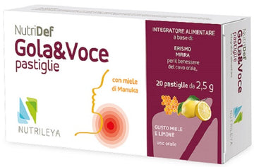 NUTRIDEF GOLA & VOCE MIELE E LIMONE 20 PASTIGLIE