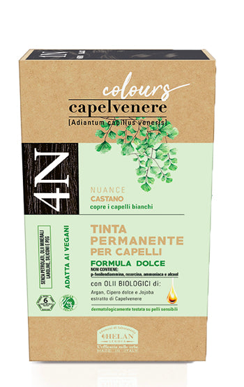 CAPELVENERE COLOURS TINTA CAPELLI 4N CASTANO